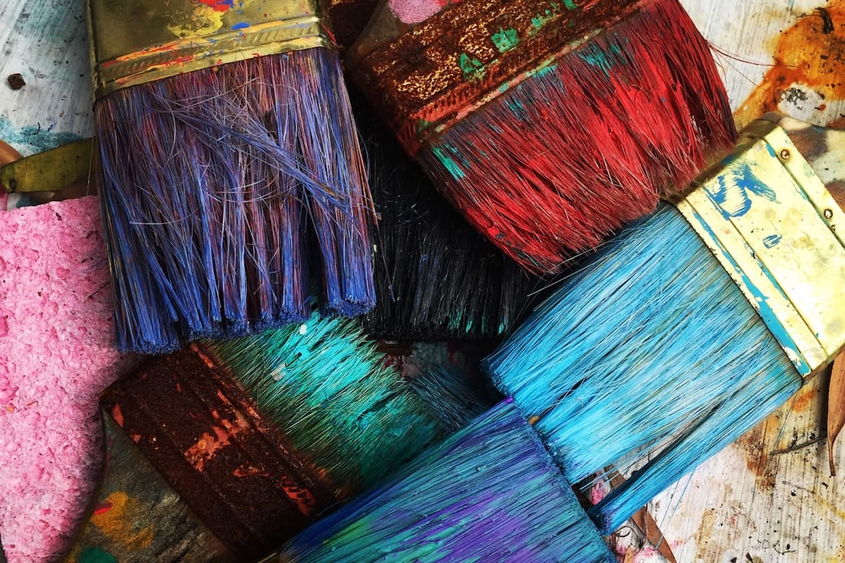 An artist creating work to sell on InkBliss